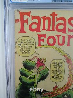 1961 Marvel Fantastic Four #1 CGC 4.0 (VG), Origin of The Fantastic Four