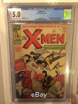 1963 X-Men #1 CGC 5.0 1st App of Magneto Mutants Professor X KEY MARVEL COMICS