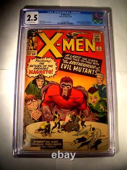 1964 X-MEN #4 CGC 2.5 GD+ Marvel Comics FIRST QUICKSILVER SCARLET WITCH