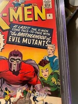 1964 X-Men #4 1st Scarlet Witch and 2nd Magneto CGC 8.0 VF