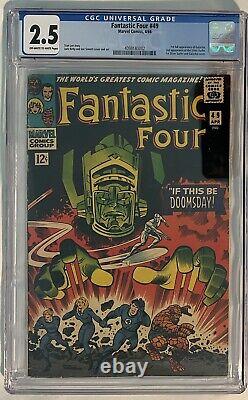 1966 Fantastic Four #49 CGC 2.5 1st Full Galactus App. & 2nd Silver Surfer App