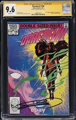 1983 Marvel Daredevil #190 CGC 9.6 Signature Series signed by Frank Miller