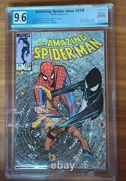 1984 Marvel Comics Amazing Spider-Man 258 PGX not CGC 9.6 Black Suit 1st Bagman