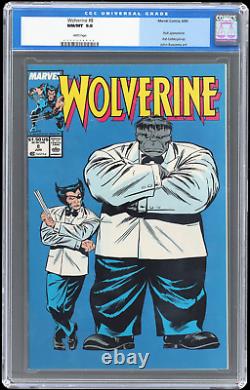 1989 Marvel Wolverine #8 CGC 9.8 White Pages