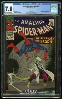 AMAZING SPIDER-MAN #44 (1967) CGC 7.0 2nd APPEARANCE of the LIZARD