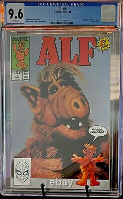 Alf 1 Marvel Comic CGC 9.6 Alf's 1st Full Comics White Pages 1988