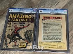 Amazing Fantasy 15 CGC 0.5 Marvel 1962 Holy Grail 1st Appearance of Spider-man