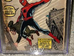 Amazing Fantasy #15 CGC 1.5 Origin! 1st Spider-man! Movie! C12 L9 212 cm