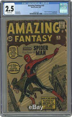Amazing Fantasy #15 CGC 2.5 1962 1497651001 1st app. Spider-Man