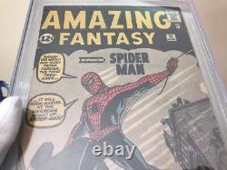 Amazing Fantasy #15 CGC 3.5 1st Spider-Man! Silver Age Grail! Off-White Pages