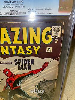 Amazing Fantasy #15 CGC 4.5 Marvel 1962 1st Spider-Man! N3 121 cm