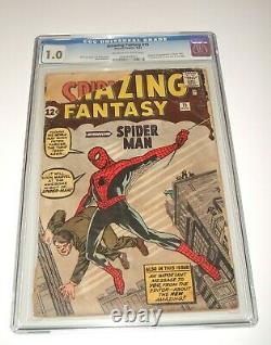 Amazing Fantasy#15 Cgc 1.0 First Appearance Of Spider-man, 8/1962, Stan Lee
