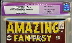Amazing Fantasy #15 Cgc 8.5 Vf+ Restored Stan Lee Key Origin Book Rare