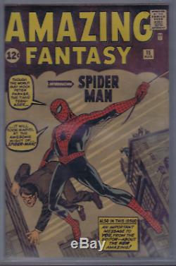 Amazing Fantasy #15 Marvel 1962 CGC 7.5 (VERY FINE -) SLIGHT (A) RESTORATION