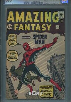 Amazing Fantasy #15 Marvel Comics, 8/62 Cgc 8 1st Appearance Of Spider-man