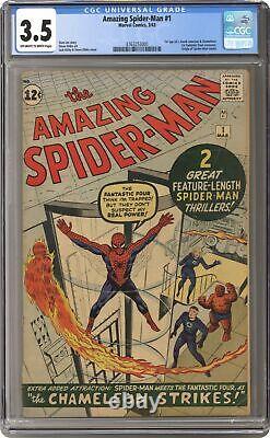 Amazing Spider-Man #1 CGC 3.5 1963 3763253001 1st app. J. Jonah Jameson