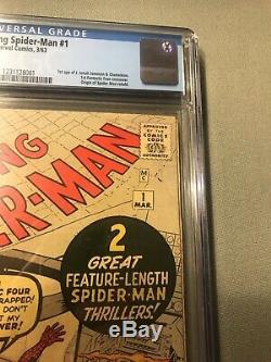 Amazing Spider-Man #1 CGC 3.5 1963 Key Holy Grail Comic-High end for the grade