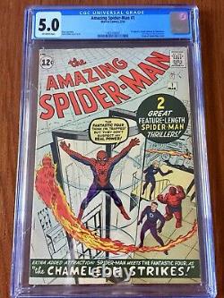 Amazing Spider-Man #1 CGC 5.0 Silver Age March 1963 Key Grail Comic Classic