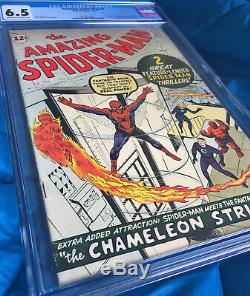 Amazing Spider-Man #1 CGC 6.5 Silver Age March 1963 Key Grail Comic Classic