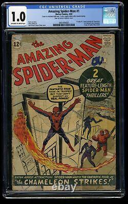Amazing Spider-Man #1 CGC Fair 1.0 Off White to White Marvel Comics Spiderman