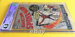 Amazing Spider-Man #1 CGC Restored 4.5 Silver Age March 1963 Key Grail Comic