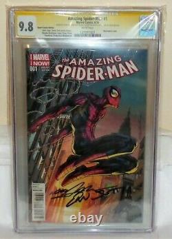 Amazing Spider-Man #1 CGC SS Signature Autograph STAN LEE NEAL ADAMS Variant
