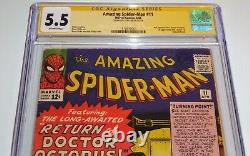 Amazing Spider-Man #11 CGC SS Signature Autograph STAN LEE 2nd Doctor Octopus