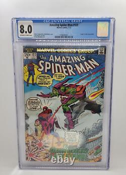 Amazing Spider-Man #122 Marvel 1973 CGC 8.0 VF Death of Green Goblin. Key MCU