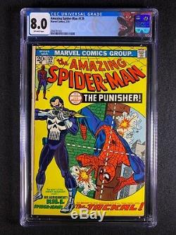 Amazing Spider-Man #129 CGC 8.0 (1974) 1st app of the Punisher