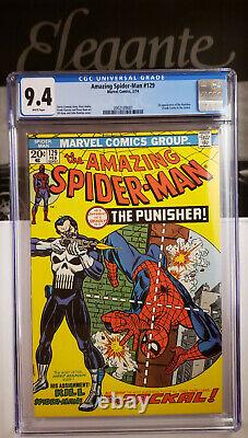 Amazing Spider-Man 129 CGC 9.4 WHITE PAGES 1st app of the Punisher & Jackal