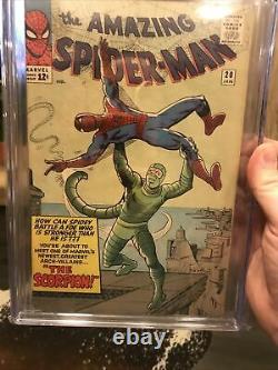 Amazing Spider-Man #20 Marvel 1965 CGC 4.0 1st App & Origin of the Scorpion
