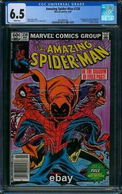 Amazing Spider-Man #238? CGC 6.5 NEWSSTAND + WHITE PG? Hobgoblin Marvel 1983