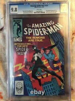 Amazing Spider-Man 252 First Black Suit first appearance symbiote venom CGC 9.8