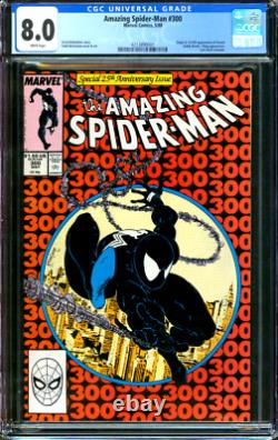 Amazing Spider-Man #300 McFarlane Marvel Comics 1988 CGC 8.0 1st Full App Venom