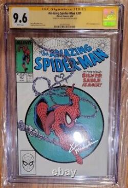 Amazing Spider-Man 301 CGC 9.6 SS David Michelinie Signed 1988 Marvel Comics