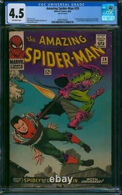 Amazing Spider-Man #39? CGC 4.5? Green Goblin Revealed! Romita Marvel 1966
