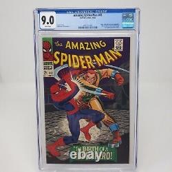 Amazing Spider-Man #42 Marvel 1966 CGC 9.0 Mary Jane revealed! WHITE PAGES