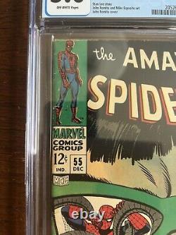 Amazing Spider-Man #55 CGC 5.0 (VG/F) OW Pages, Doc Oc Appearance, 1967 Marvel