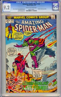 Amazing Spider-Man Vol 1. Marvel 1973 #122 Death of Green Goblin -CGC 9.2