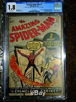 Amazing Spider-man #1 Cgc 1.8 Movie Soon Great Appearance For Display