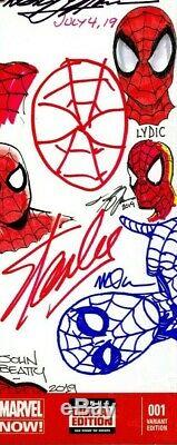 Amazing Spider-man #1 Cgc Ss 9.8 Signed & Sketched By Stan Lee & 8 Legends Rare