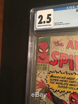 Amazing Spider-man 3 CGC 2.5 Cr To Ow Pgs. 1st Doc Ock No Reserve 3 Day Auction
