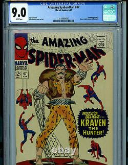 Amazing Spider-man #47 CGC 9.0 1967 Silver Age Marvel Comics K19