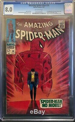 Amazing Spider-man 50 CGC 8.0