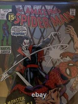 Amazing Spiderman #101 1st App MORBIUS! CGC 9.4 WP Marvel Movie Soon! 101