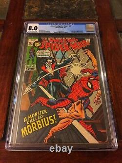 Amazing Spiderman 101 CGC 8.0 Morbius First Appearance Marvel Comics