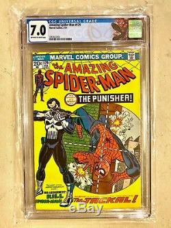 Amazing Spiderman #129 1st Appearance of The Punisher CGC 7.0 Marvel 2/74