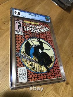 Amazing Spiderman 300 CGC 9.8 Venom White Pages! Mcfarlane Stan Lee Marvel Comic