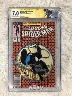 Amazing Spiderman 300 CGC SS, Signed by Todd McFarlane, First Appearance Venom
