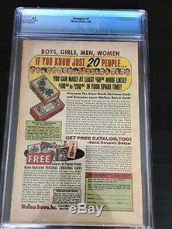 Avengers 1 CGC 3.5 Off-White Pgs. 1963 Looks Nicer. Great Color No Reserve